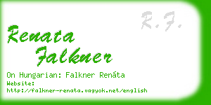 renata falkner business card